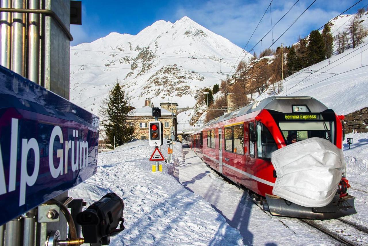 Bed & , Corte Rossa -1 Min Walk To Bernina Express Tirano
